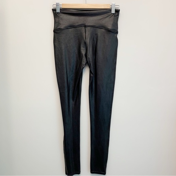 Spanx Faux Leather Legging Medium Black - Picture 7 of 14